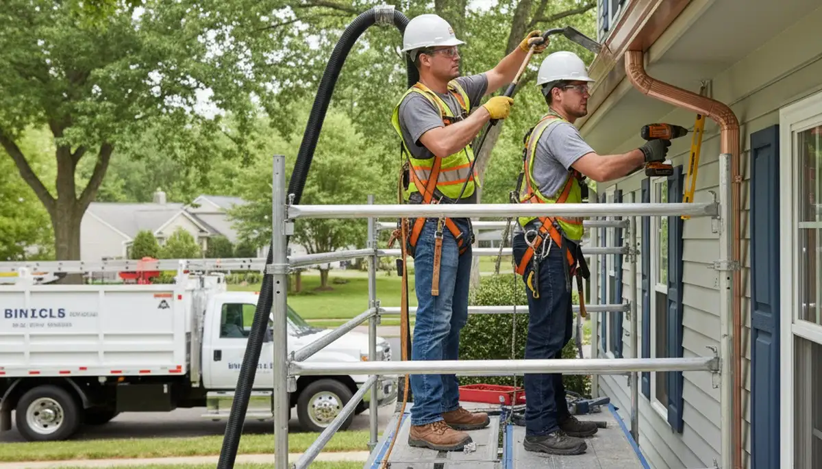 Vancouver, WA gutter repair service by FX Remodeling & Exteriors for leaks, sagging, and storm damage