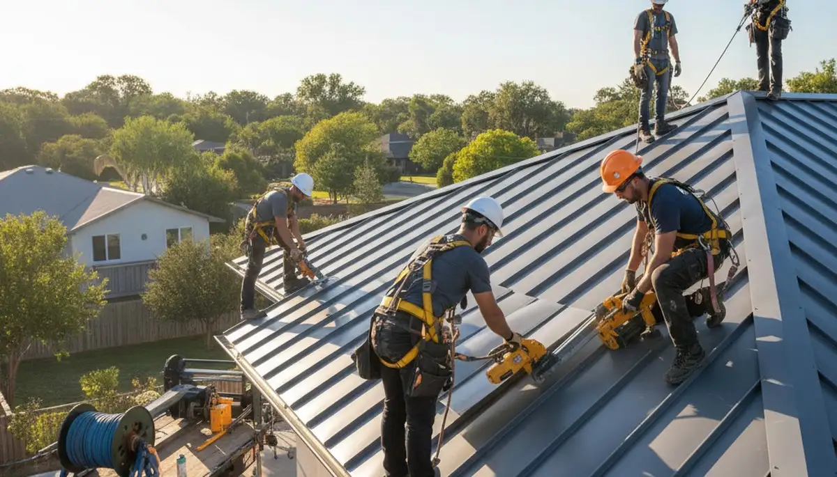 Metal roofing installation in Vancouver, WA by FX Remodeling & Exteriors for durable weather protection