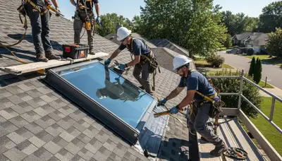 Vancouver, WA skylight installation by FX Remodeling & Exteriors for natural light and roof sealing